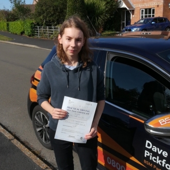 Congratulations to Izzy who Passed her Automatic Driving Test this morning<br />
What can I say its been an absolute pleasure and thank you for the kind words.<br />
Just bare in mind the feedback given, keep on top of that planning, dont rush and most importantly keep yourself safe out there!!<br />
#learntodriveautomaticwithdavepickford #automaticdrivinglessons #colchester #clacton #waltononthenaze #frinton #b