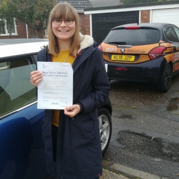 Congratulations to Alexandra who Passed her Automatic Driving Test this morning at Colchester.<br />
Well done on a great drive, its been an absolute pleasure, special mention for your other half who has done a great job getting you out for some private practice.<br />
Keep yourself safe out there and I will look forward to that #Passplus<br />
#learntodriveautomaticwithdavepickford #Automatic #Drivinglessons #C