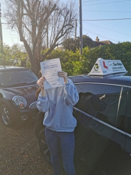 Congratulations to Maisie who Passed her Automatic Driving Test this afternoon at Colchester in #Bumble<br />
What can i say other than this job is so rewarding and provides special moments like this, i am so pleased for this young lady, she has worked so hard for this, there has been ups and downs along the way but overcame all the hurdles.<br />
Like i said if you can do this you can do anything, Stay Saf