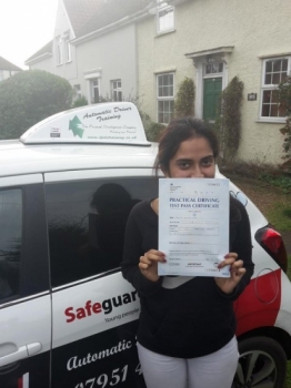 Congratulations to Jeslin #JJ who passed her Automatic Driving Test this morning at #Norwich MPTC in #Bumble <br />
<br />
Well done on a great drive this was fully deserved and reward for all the hard work you put in i know how much this means to you especially as far as your chosen career goes<br />
<br />
You have done us all proud and we wish you all the best for the future hopefully that may include a #Passpl