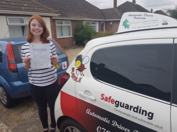 Congratulations to Alice on Passing her Automatic Driving Test this morning at #Norwich MPTC in #TPDCBumble <br />
<br />
Well done on a great drive I know just how nervous you were and how much this means to you<br />
<br />
Keep yourself Safe out there you know where we are if you need anything and definately keep singing lol<br />
<br />
wwwtpdctrainingltdcouk<br />
<br />
wwwlearntodriveautomaticcom <br />
<br />
wwwthepersonaldevelopmentc