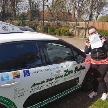 Congratulations to Emma who passed this morning at #Norwich Jupiter in #TPDCBumble<br />
<br />
What a recovery After being ill yesterday we werenacute;t sure if this morning would go ahead so pleased it did and only the 2nd time of driving the New C3<br />
<br />
Well done Stay Safe amp; hope to see you for that #Passplus<br />
<br />
wwwlearntodriveautomaticcom<br />
<br />
wwwlearntodriveautomaticcouk
