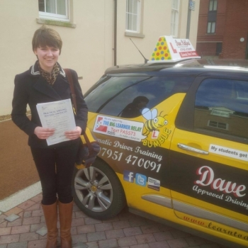 Congratulations to Hayley on passing her Automatic Driving Test this afternoon at Norwich MPTC in ‪#‎Bumble‬<br />
<br />
A good confident drive and some great feedback from the examiner well done<br />
<br />
Itacute;s been an absolute pleasure to see you develop as a driver along the way enjoy surprising people and remember to Stay Safe<br />
<br />
wwwlearntodriveautomaticcom