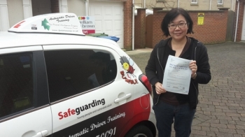 Congratulations to Lee Pheng on passing her Automatic Driving Test this morning at ‪#‎Norwich‬ MPTC in ‪#‎Bumble‬ <br />
<br />
Well done you those nerves were kept nicely under control so no more nightmares for you or your husband lol<br />
<br />
Itacute;s been an absolute pleasure and will look forward to seeing your daughter in the not to distant future for her lessons Stay Safe<br />
<br />
wwwtpdctraining
