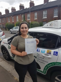 Congratulations to Leila who passed her Automatic Driving Test this morning at #Norwich Jupiter Road in #Bumble<br />
<br />
Great start to the day and a lovely drive just believe in yourself a little more and you can achieve those goals well done amp; Stay Safe<br />
<br />
wwwlearntodriveautomaticcom<br />
<br />
wwwthepersonaldevelopmentcompanycouk