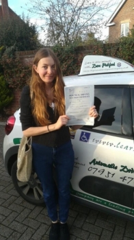 Congratulations to Michaela who Passed her Automatic Driving Test this afternoon at #Norwich in #Bumble<br />
Well done you, this has been an absolute pleasure to help you achieve this goal, I wish you all the best for the future and enjoy your travels to the land down under, I´m sure you will<br />
www.learntodriveautomatic.com