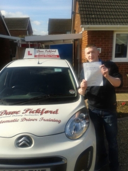Huge congratulations to Reece who passed his Automatic Driving Test at Norwich MPTC this morning with wait for it Zero driving faults A nice clean sheet and compliments from examiner <br />
<br />
Fully deserved buddy I no how nervous you were keep driving to that standard Fantastic<br />
<br />

<br />
<br />
wwwlearntodriveautomaticcom