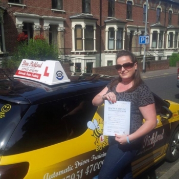 Congratulations to Siobhan on passing her Automatic Driving Test this morning at Norwich MPTC with Dave in #Bumble Well done you great drive nicely done now remember to Stay Safe out there <br />
<br />

<br />
<br />
wwwlearntodriveautomaticcom