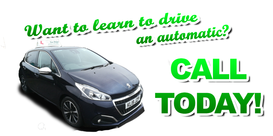Learn to Drive an Automatic now, Call today!