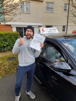 Congratulations to Adam who Passed his Automatic Driving Test this afternoon at Colchester in #Bumble <br />
Well done you I´m so pleased for you and no just how much this means to you even if it hasn´t sunk in yet, i can honestly say friday eves just won´t be the same.<br />
It´s been an absolute pleasure to help you achieve this, now you get to enjoy some car shopping with your sis