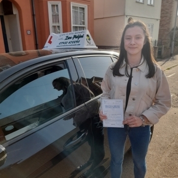 Congratulations to Lisa who Passed her Automatic Driving Test this afternoon at Colchester in #Bumble <br />
I´m so pleased for her and have no doubt that she will now  be suffering from a bit of face ache from all the smiling 😁<br />
This couldn´t have come at a better time either, it has been an absolute pleasure to help this young lady achieve this and I´m so proud of the drive she p