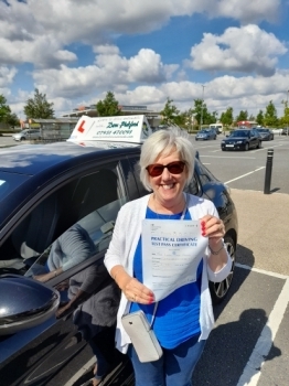 Congratulations to Lin who Passed her Automatic Driving Test this morning at Colchester in #Bumble <br />
Well done on a great drive, what can I say... I´m so pleased for this young lady, it hasn´t been easy & we weren´t helped by all the stopping and starting of lessons due to the covid situation  but what a story there is behind all this 😁<br />
Not bad for someone that kept telli