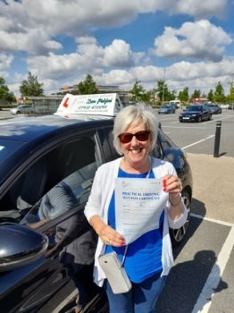 Congratulations to Lin who Passed her Automatic Driving Test this morning at Colchester in #Bumble <br />
Well done on a great drive, what can I say... I´m so pleased for this young lady, it hasn´t been easy & we weren´t helped by all the stopping and starting of lessons due to the covid situation  but what a story there is behind all this 😁<br />
Not bad for someone that kept telli