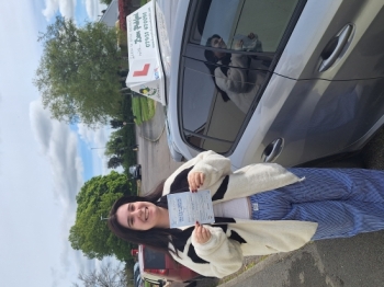 Congratulations to Gina who Passed her Automatic Driving Test this morning at Colchester in #Bumble<br />
It´s been an absolute joy to help this young lady reach this goal and will certainly miss those lessons however I´m just so.pleased she has smashed this today 👌<br />
Now you can enjoy the freedom.and independence this is going to bring, Stay Safe 👍<br />
<br />
#learntodrive #Automatic #driving