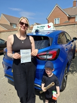 Congratulations to my... our daughter Jasmine-rose who passed her Automatic Driving Test this morning at Clacton in #bumble with a great drive 👌<br />
Proud instructor... Proud dad... Proud parents ❤️<br />
So pleased you have achieved this today, we knew you would and not bad for that young lady that never wanted to drive but realised she needed to.<br />
You can now enjoy life as a mums taxi 😂 Ues i 