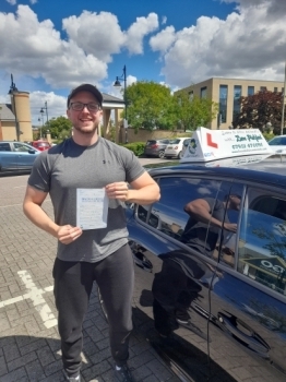 Congratulations to Lee who Passed his Automatic Driving Test this morning at Clacton in #Bumble <br />
Well done can´t tell you enough how pleased and proud if you I am with that effort, great drive keeping those nerves under control, its been quite a journey for you and you´ve now overcome all hurdles 👍<br />
I know you won´t do anything differently but stay safe and enjoy car shopping