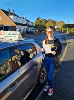 Congratulations to Dannica who Passed her Automatic Driving Test this morning at Colchester in #Bumble <br />
This has been quite the journey for this young lady with many hurdles overcome and I am so proud of her and the way she handled herself today, particularly with keeping those nerves under control to show what a great lil driver she is 😁<br />
Well done, bare in mind the feedback given and most im