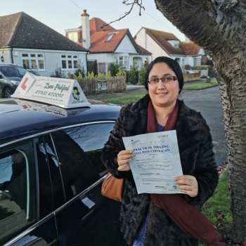 Congratulations to Khadija who Passed her Automatic Driving Test this afternoon at Clacton in #Bumble<br />
What can I say it has been an absolute pleasure to help reach this goal, you have worked hard to achieve this and I know how much this means to you and your family.<br />
As I said you know where I am if you need any help with anything or wish to do the Pass Plus, take care, enjoy the freedom & in