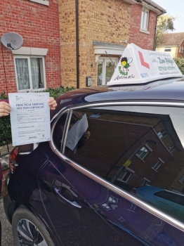 Congratulations to Annie who Passed her Automatic Driving Test this afternoon at Clacton in #Bumble<br />
Well done on a great drive, i am so pleased to see you do this and no how much this means to you.<br />
Now you can concentrate on the pending arrival of your baby, keep yourself safe & i wish you and your partner all the best with the birth<br />
#learntodrive #automatic #drivinglessons #colchester #cla