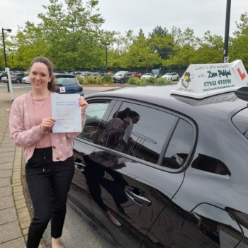 Congratulations to Helen who Passed her Automatic Driving Test this morning at Ipswich in #Bumble <br />
This has been a long time coming with all the goings on in the world but I´m so pleased for you.<br />
I know how much this means to you and your family, it´s going a life changer, well done especially with keeping those nerves under control.<br />
Bare in mind the feedback given especially the pr
