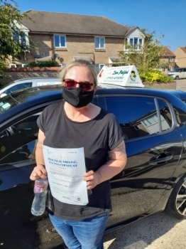 Congratulations to Marcie who Passed her Automatic Driving Test this afternoon at Clacton in #Bumble <br />
I am so pleased for this young lady who initially started this journey some 29 years ago and I think we can safely say she has suprised herself today.<br />
It has been an absolute pleasure, I have enjoyed all the funny little noises along the way too 😂 now it´s time to become a driver in you