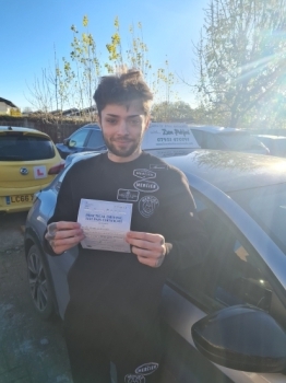 Congratulations to Oliver who Passed his Automatic Driving Test this morning at Clacton in #Bumble with a great drive.<br />
A somewhat fresh and early start but this young man kept those nerves under control and dealt with the conditions well to show the driver we know him to be 👌<br />
Keep those standards up, stay safe and have a great Christmas 🎅<br />
<br />
#learntodrive #automatic #drivinglessons #Colche