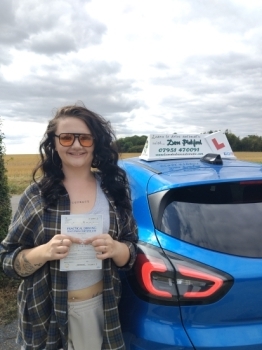 Congratulations to Hannah who Passed her Automatic Driving Test this morning with a great drive at Colchester in #bumble <br />
So pleased for this young lady, its been an absolute pleasure to help her reach this goal and no just how much it means to her, she can now look forward to all those errands mum will have her doing 😂<br />
Enjoy the freedom.and independence this now brings but most importantly S