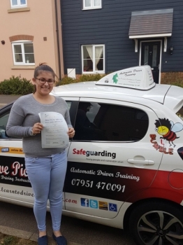 Congratulations to Amy P on Passing her Automatic Driving Test this afternoon at ‪#‎Norwich‬ MPTC in ‪#‎Bumble‬ <br />
<br />
Well done on a fantastic drive despite the nerves see believe in yourself and you will achieve great things <br />
<br />
Itacute;s been an absolute pleasure and Iacute;ll look forward to seeing you for that ‪#‎Passplus‬ <br />
<br />
wwwtpdctrainingcouk <br />
<br />
wwwlearntodriveautomatic