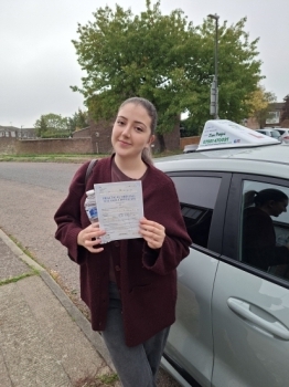 Congratulations to Sarrah who Passed her Automatic Driving Test this morning at Colchestwr in #bumble with a fantastic drive 👌
So pleased for this young lady who had a perfect drive... Zero faults... Clean sheet making getting up at silly o&acute;clock this morning well worth it.
Its been an absolute pleasure to belp achkeve this goal, now to ...