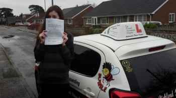 Congratulations to Corrina on passing her Automatic Driving Test this morning at ‪#‎Norwich‬ MPTC in ‪#‎Bumble‬ <br />
<br />
Well done on a fantastic drive just missing out on that clean sheet<br />
<br />
Enjoy playing batman at ‪#‎Christmas‬ amp; joining the mums taxi club Keep yourself safe out there and I will look forward to seeing you for that ‪#‎Passplus‬ in the new year<br />
<br />
wwwtpdct
