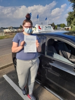 Congratulations to Madison who Passed her Automatic Driving Test this afternoon at Colchester in #Bumble <br />
I am so pleased for this young lady who kept her nerves under control nicely and showed the examiner exactly what they wanted to see, well done on a great drive 👌<br />
It´s been an absolute pleasure, enjoy the freedom and independence this now brings in that nice polo of yours, Stay Safe