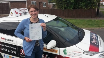 Congratulations to Heidi on passing her Automatic Driving Test at ‪#‎Norwich‬ MPTC in ‪#‎Bumble‬ <br />
<br />
A huge personal achievement so be proud of yourself Itacute;s been an absolute pleasure to see your confidence grow and your driving develop<br />
<br />
Keep yourself safe out there and enjoy car shopping<br />
<br />
wwwtpdctrainingcouk