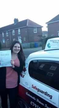 Congratulations to Lydia on passing her Automatic Driving Test this morning at ‪#‎Norwich‬ MPTC in ‪#‎Bumble‬ <br />
<br />
Well done on what was commented on as a lovely drive I know just how much this is going to mean to you and your family<br />
<br />
Hope the delivery of your car goes smoothly later remember to keep yourself safe out there amp; I hope to see you for that ‪#‎Passplus‬ Another 