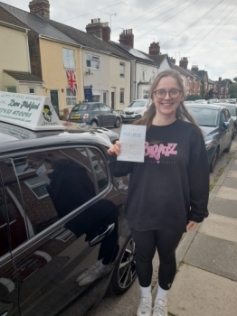 Congratulations to Louise who Passed her Automatic Driving Test this afternoon at Colchester in #Bumble <br />
I am so pleased for this young lady who has worked so hard to achieve this goal, not only keeping those nerves under control nicely but putting in a great drive in the process.<br />
I´m goimg to miss our lessons, they have been fun but look forward to seeing out on the road, keep that standa