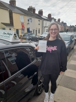 Congratulations to Louise who Passed her Automatic Driving Test this afternoon at Colchester in #Bumble <br />
I am so pleased for this young lady who has worked so hard to achieve this goal, not only keeping those nerves under control nicely but putting in a great drive in the process.<br />
I´m goimg to miss our lessons, they have been fun but look forward to seeing out on the road, keep that standa