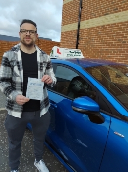 Congratulations to Johnny who Passed his Automatic Driving Test this afternoon at Colchester in #bumble 
Great drive, showing his cool calm and collective nature, now keep those standards up and bare in mind the feedback given.
It has been an absolute pleasure to help.ypu reach this goal, Stay safe out there and enjoy the freedom and independence...